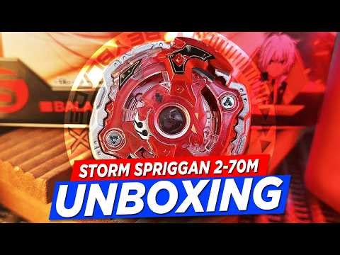 ❎O REMAKE DO SHU KURENAI! Unboxing STORM SPRIGGAN 2-70M Beyblade X