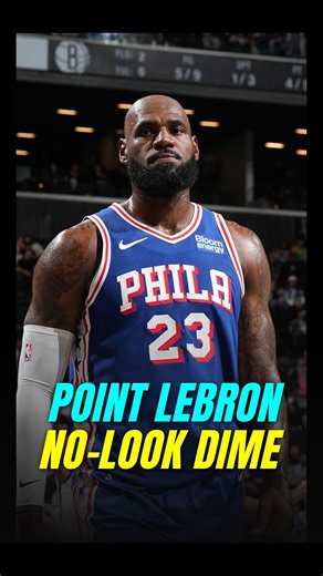 Sixers LeBron is ALREADY COOKING😤
