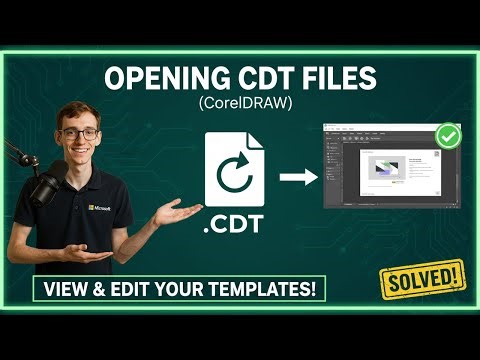 Opening CDT Files (CorelDRAW)