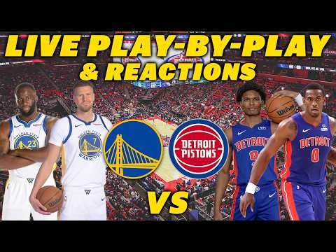 Golden State Warriors vs Detroit Pistons | Live Play-By-Play & Reactions