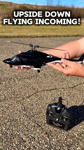 Flying This RC Helicopter Upside Down Is As Easy As It Gets! #thercsaylors