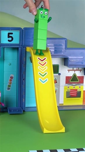 Super Slides! - 3 to 4 | Learn to Count for Kids | Number Cartoon | Numberblocks #short