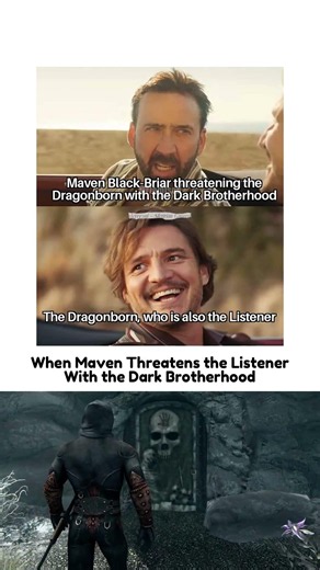 When Maven Threatens the Listener With the Dark Brotherhood - Skyrim
