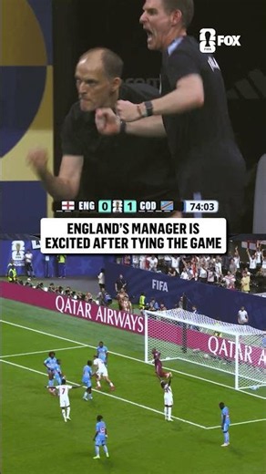 Thomas Tuchel ERUPTS in celebration after Harry Kane's goal 🏴󠁧󠁢󠁥󠁮󠁧󠁿