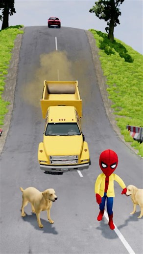 Big & Small Cars VS Dog - BeamNG.Drive #beamngdrive #beamng #car #cars