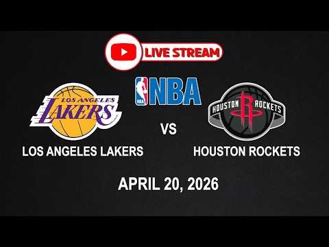 NBA LIVE! LAKERS vs ROCKETS | NBA PLAYOFFS | April 20, 2026 | NBA2K24 Simulation Only