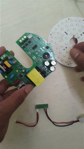 BLDC Ceiling Fan LED Light Not Working Repair | Fan Chal Raha Hai Light Nahi 😱 #bldcfan #shorts