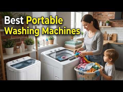 TOP 5 Best Portable Washing Machines 2026 | Portable Washing Machines For Apartments