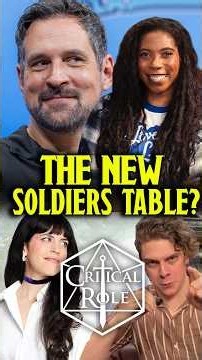 Critical Role New Soldiers Table REVEALED?! #dnd #campaign4