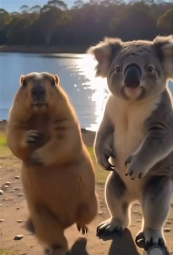 Groundhog Invites Australian Friends to Dance