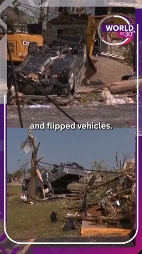 A tornado in Winconsin was on the ground for over 20 minutes causing extensive damage