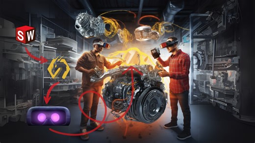 Bring Your SOLIDWORKS Models into VR with SimLab Composer