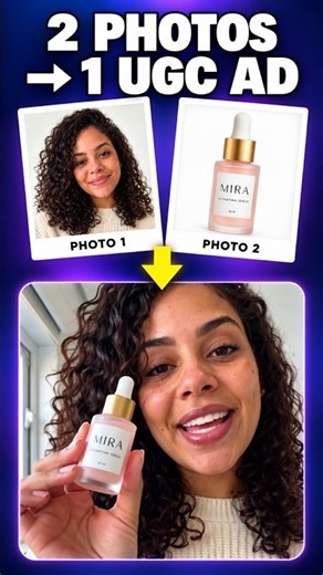 AI UGC Ads: 2 Photos → 1 Product Ad (MiniMax H3 Prompt)