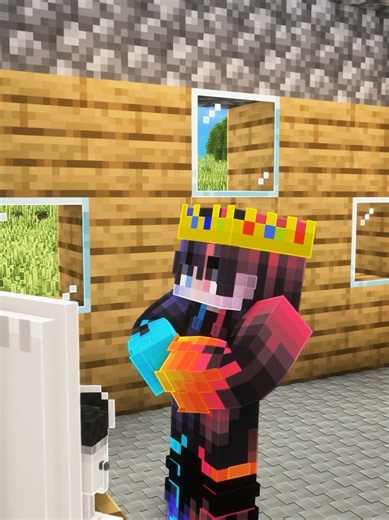 Java vs Bedrock 💀 render #minecraft