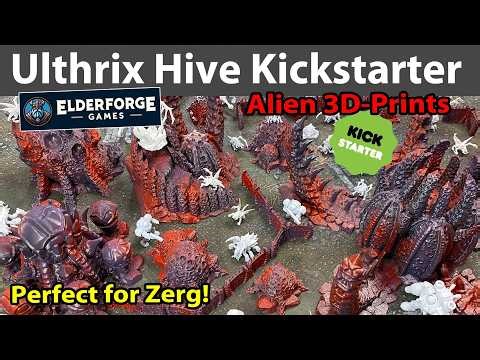 Ulthrix Hive Alien Terrain Kickstarter: Perfect for Zerg!