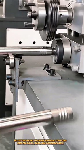 Thread Rolling Machine Forms Perfect Metal Threads Without Cutting #machine