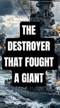 THE DESTROYER THAT FOUGHT A GIANT