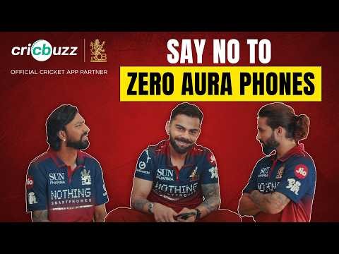 Say no to zero aura phones ft. RCB | Cricbuzz