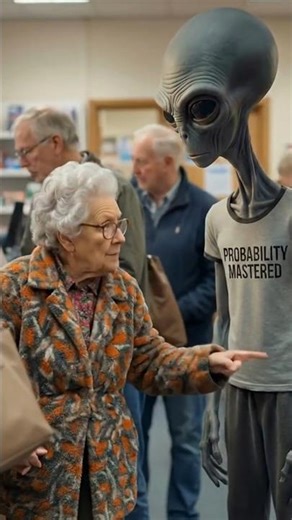 Alien Breaks Down Why Human Queuing Is Completely Illogical #SciFiHumor #AlienPOV #Shorts