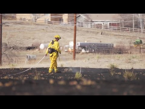 Brush fire in Lone Tree under control, no structures threatened