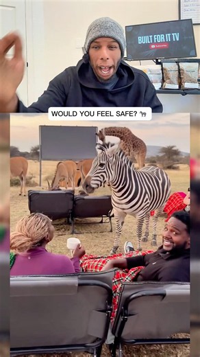 They Watched The Lion King… Surrounded by Real Safari Animals 🦁🎬