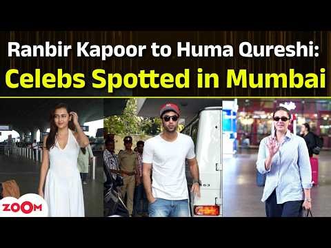 LIVE | Celebrity Spotting: Ranbir Kapoor, Tejasswi Prakash, Huma & More Seen Around Mumbai