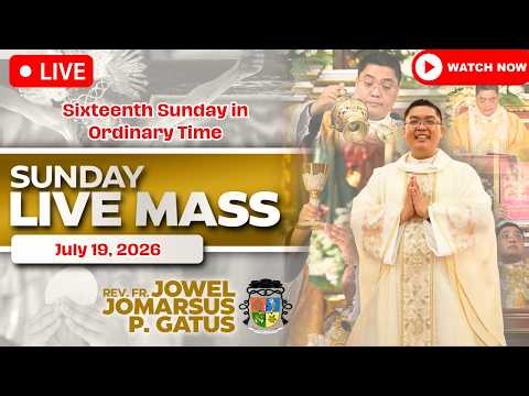 SUNDAY FILIPINO LIVE MASS TODAY ONLINE *JULY 19, 2026* FR. JOWEL JOMARSUS GATUS