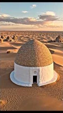 How Workers Build a Perfect Brick Dome in Extreme Desert Conditions