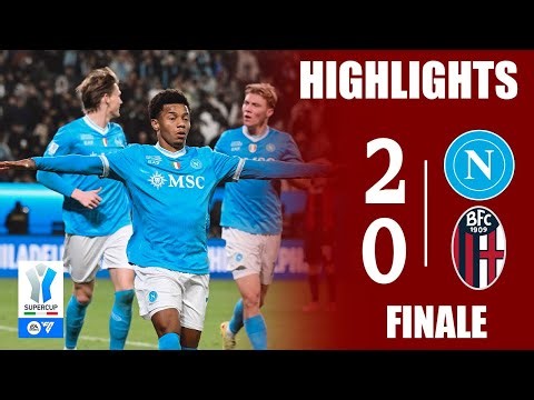 Napoli vs Bologna 2-0 Highlights • Super Cup, FINAL 2025-26