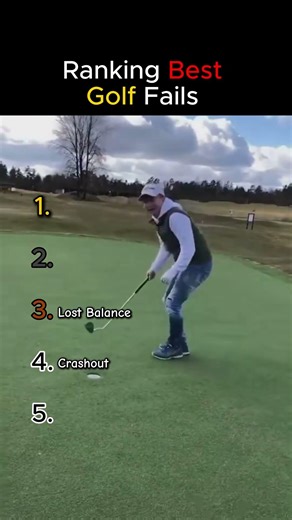 These golf fails get worse every second 😭