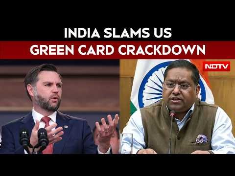 India Slams US Green Card Crackdown, Calls JD Vance’s ‘Indentured Servants’ Remark Deeply Offensive