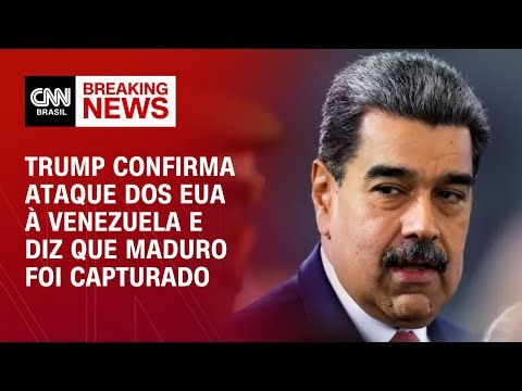 Trump confirma ataque dos EUA à Venezuela e diz que Maduro foi capturado | BREAKING NEWS