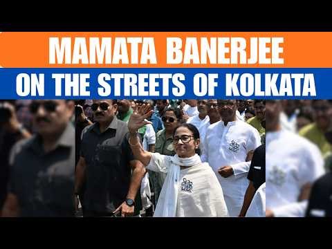 Mamata Banerjee On The Streets Of Kolkata | Mamata Banerjee Live | Padyatra | News9