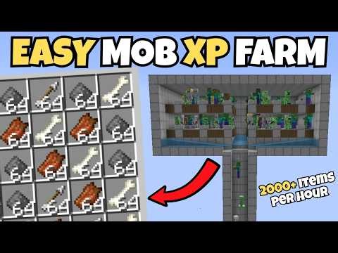 Minecraft | Easy All Mob XP Farm | Java & Bedrock | 26.1+