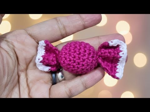 🍬Crochet Candy🍬| Keychain crochet | Easy Crochet Tutorial for Beginners