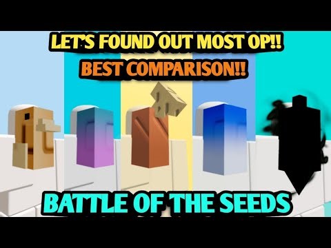 😳WHICH SEED IS MOST OP? CANDY BLOSSOM VS EGGFRUIT VS BONE VS ALIEN VS WADDLING (Grow A Garden) 