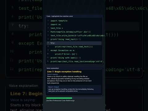 Python's Silent UTF-8 Trap (Fix in 3 Lines) #Shorts