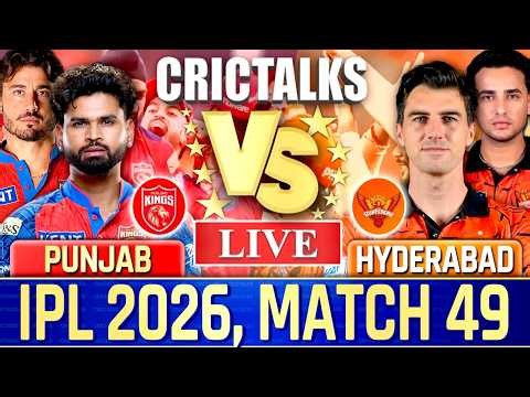 Live: Hyderabad vs Punjab, Live Match Today IPL 2026, Live Cricket Commentary, Scores 2nd Inn