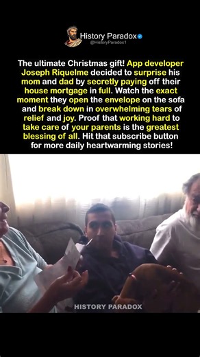 He Secretly Paid Off Their Entire Mortgage Before Christmas 😭🏠
