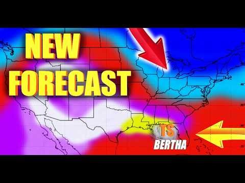 This NEW Forecast Shows Bertha Is Moving ERRATICALLY!