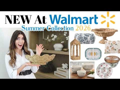 NEW At Walmart Summer 2026 Home Collection, Outdoor Decor, Entertaining and wicker finds.