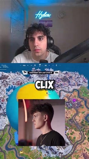 Stream Sniping Clix in Fortnite Live Stream