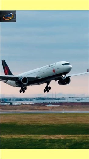 You Won’t Believe This Air Canada Landing 😳 | #shorts