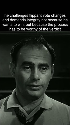 Juror 11 - The outsider who understands American justice best in 12 angry men (1957)