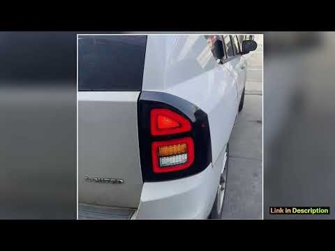 Pair LED Taillights For JEEP COMPASS 2011 2012 2013 2014 2015 2016 2017 Taillamp Rear Lamp Brake Tu