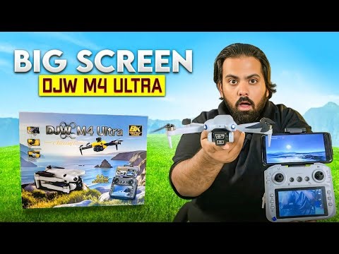 Best Drone M4 ULTRA 🔥 Full unboxing video and test big display remote Brushless motor h