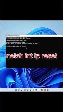 Fix WiFi Connected But No Internet Windows 11 #short