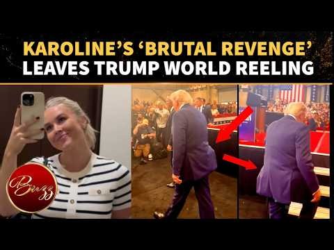 Karoline’s ‘REVENGE’ ON CAMERA? Trump’s ‘DIAPER’ Moment Sparks Fresh Health Frenzy | WATCH VIDEO