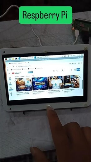 🚀 Running YouTube on a 7-inch HDMI Display using Raspberry Pi! #RaspberryPi #HDMIDisplay #jagstech