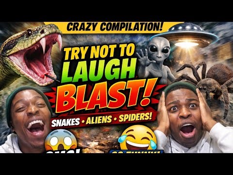 Try Not To Laugh BLAST 😂[ EP 19](Snake 🐍 Alien 👽 Spider 🕷️ Pranks Compilation!)